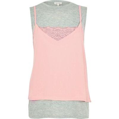 River Island Womens 2 In 1 Cami Top