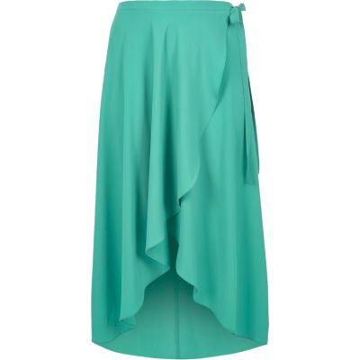 River Island Womens Plus Wrap Maxi Skirt