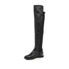 River Island Womens Leather Over The Knee Boots