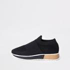 River Island Womens Textured Elastic Runner Shoes