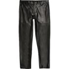River Island Mens Faux Leather Skinny Trousers