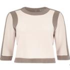 River Island Womens Border Fitted Boxy Crop Top