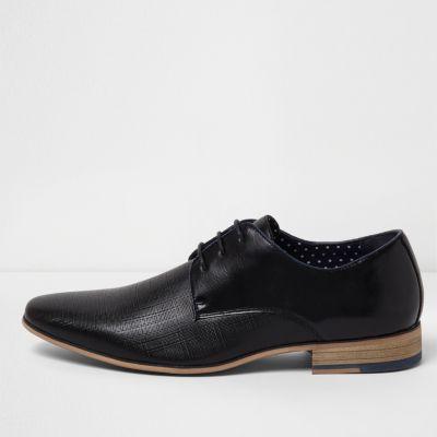 River Island Mens Textured Vamp Brogues