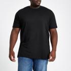 River Island Mens Big And Tall Waffle Slim Fit Crew T-shirt