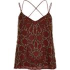 River Island Womens Embellished Strappy Cami