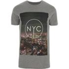 River Island Mens Jack And Jones 'nyc' Skyline T-shirt