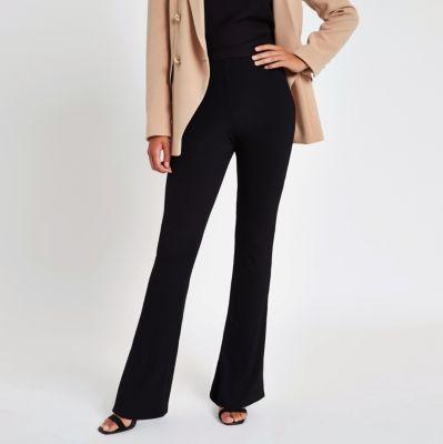 River Island Womens Rib Flared Trousers