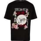 River Island Mens Jaded London Embroidered T-shirt