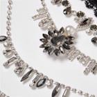 River Island Womens Lace Choker Jewel Drape Necklace
