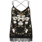 River Island Womens Oriental Embellished Cami Top
