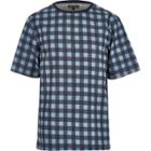River Island Mens Check Short Sleeve T-shirt