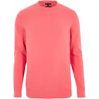 River Island Mens Muscle Fit Long Sleeve Sweatshirt