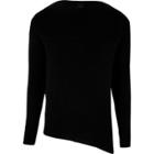River Island Mens Asymmetric Hem Muscle Fit Knit Jumper