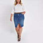 River Island Womens Plus White Long Sleeve Jersey T-shirt