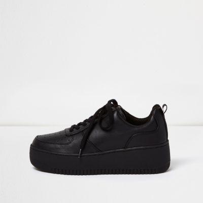 River Island Womens Lace-up Platform Sneakers