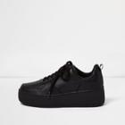 River Island Womens Lace-up Platform Sneakers