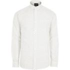 River Island Mens White Only And Sons Ditsy Print Slim Fit Shirt