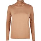 River Island Womens Split Back Roll Neck Top