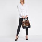 River Island Womens White Tie Front Long Sleeve Shirt