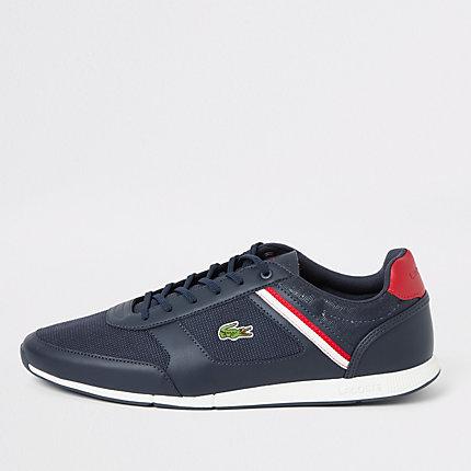 River Island Mens Lacoste Menerva Lace-up Trainers