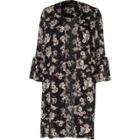 River Island Womens Burnout Floral Print Duster Coat