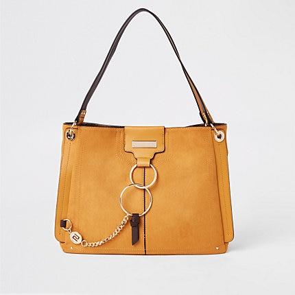 River Island Womens Ring Front Slouch Bag