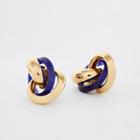 River Island Womens Resin Twisted Drop Earrings
