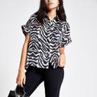 River Island Womens Zebra Print Shirt