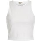 River Island Womens White '90s Ribbed Crop Top