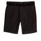 River Island Mens Slim Fit Belt Detail Shorts