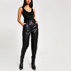 River Island Womens Fringe V Neck Sleeveless Bodysuit Top