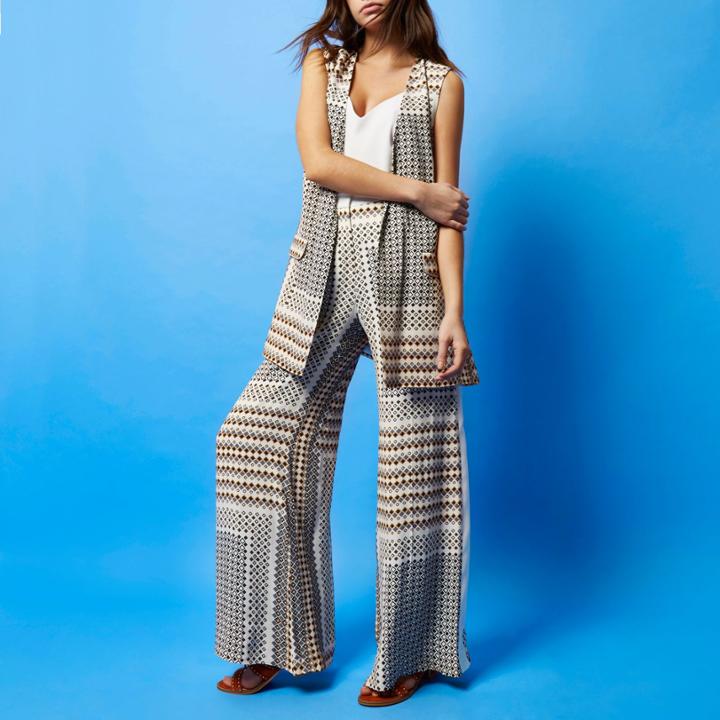 River Island Womens Ri Studio Print Tux Jacket