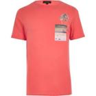 River Island Mens Santa Monica Print T-shirt