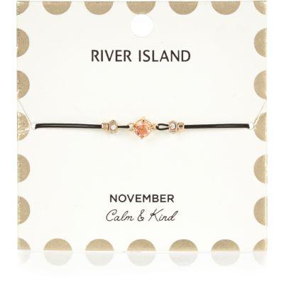 River Island Womens November Birthstone Bracelet