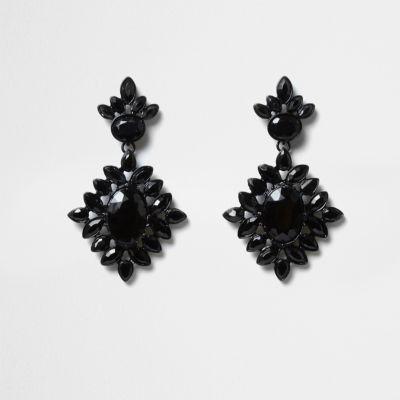 River Island Womens Jewel Embellished Drop Earrings