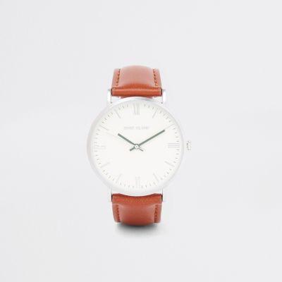 River Island Mens Round Minimal Watch