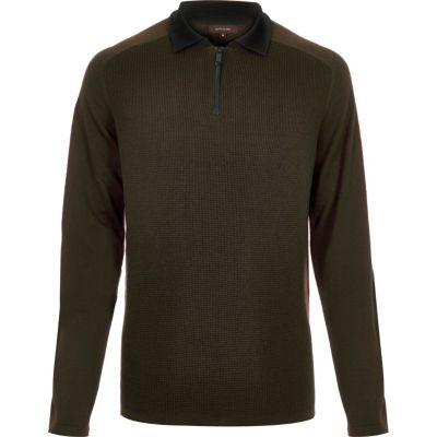 River Island Mens Zip Neck Sweater