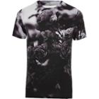 River Island Mens Monographic Print Muscle Fit T-shirt