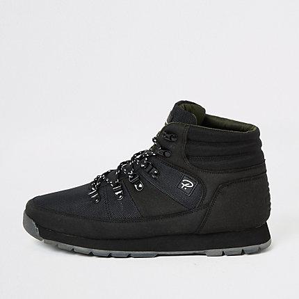 River Island Mens Prolific Mid Top Hiking Boots