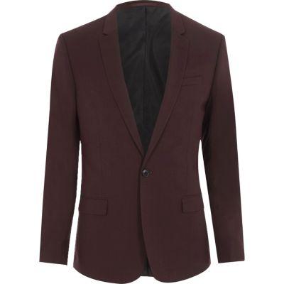 River Island Mens Stretch Skinny Fit Suit Jacket
