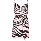 River Island Womens Petite Zebra Print Cami Dress