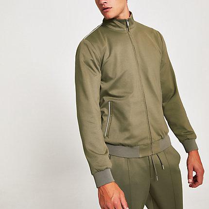 River Island Mens Maison Riviera Skinny Bomber Jacket