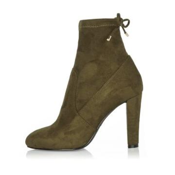 River Island Womens Heeled Sock Ankle Boots