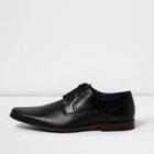 River Island Mens Embossed Leather Formal Shoes