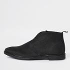 River Island Mens Nubuck Leather Lace-up Desert Boots