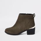 River Island Womens Faux Suede Ankle Boots