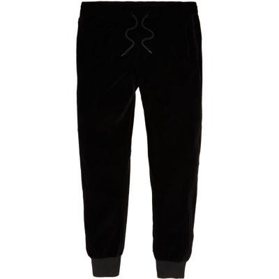 River Island Mens Velour Joggers