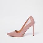 River Island Womens Nude Patent Pumps