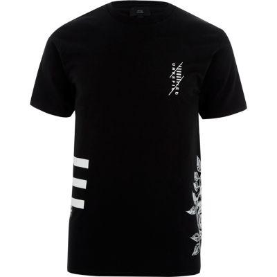 River Island Mens 'unrefined' Slim Fit T-shirt