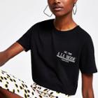 River Island Womens 'a La Mode' Fitted T-shirt